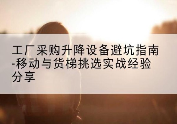 振兴移动式升降机怎么选-工厂采购升降设备避坑指南-移动与货梯挑选实战经验分享